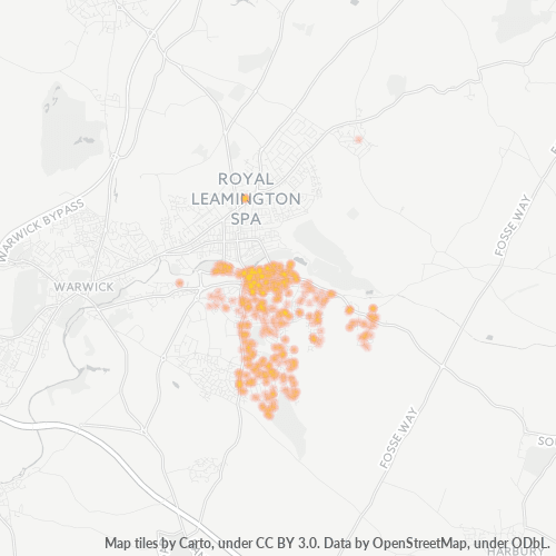 CV31 Business Density Heatmap