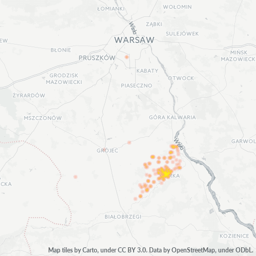 05-660 Mapa intensywności działalności gospodarczej