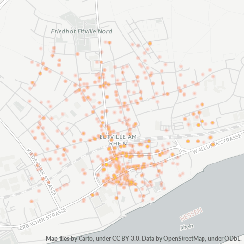 Heatmap für plz 65343