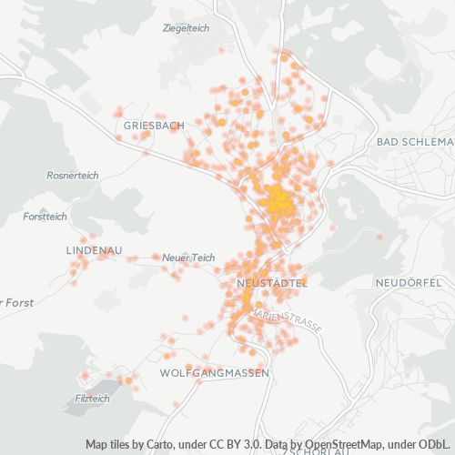 Heatmap für plz 08289