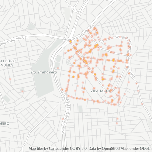 08060-000 Heatmap de Densidade da Empresa
