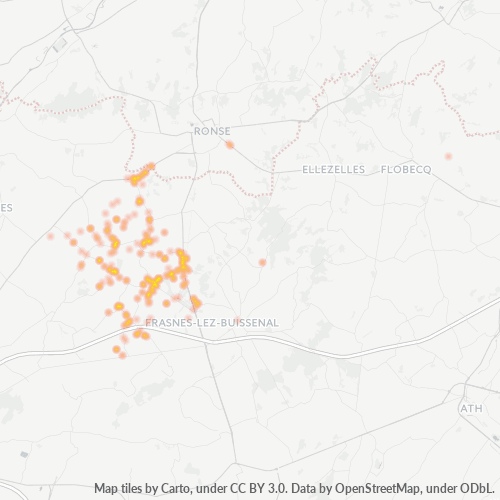 7910 Thermocarte de densité d'activité