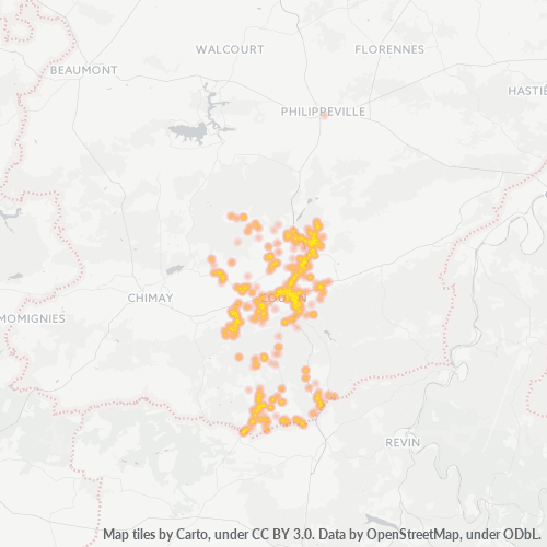 Heatmap voor postcode 5660