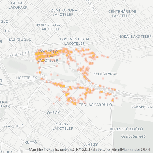 1106 Vállalati sűrűségi térkép