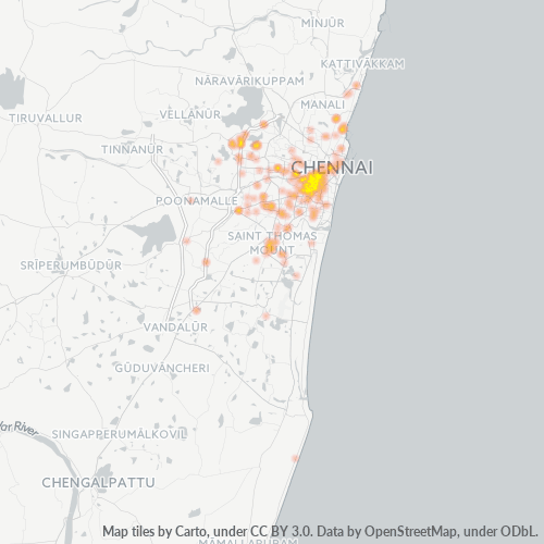 600008 Business Density Heatmap