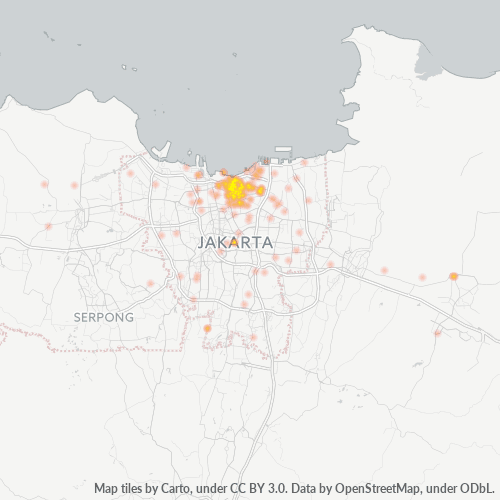 14410 Peta Panas Densitas Bisnis