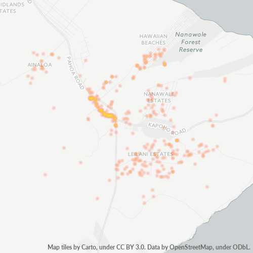 96778 Business Density Heatmap