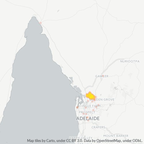 5108 Business Density Heatmap