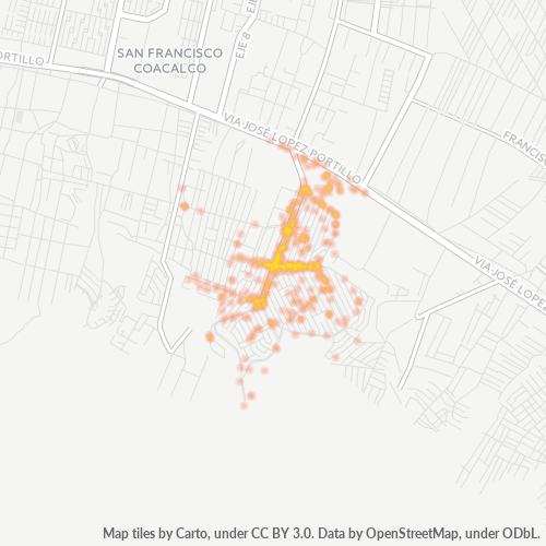 55720 Mapa de calor de densidad empresarial
