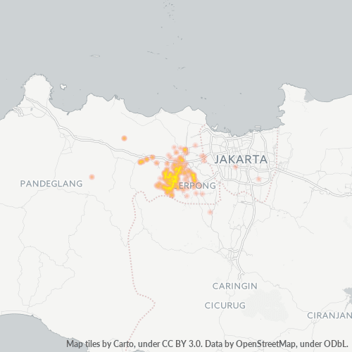 15820 Peta Panas Densitas Bisnis