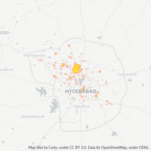 500042 Business Density Heatmap