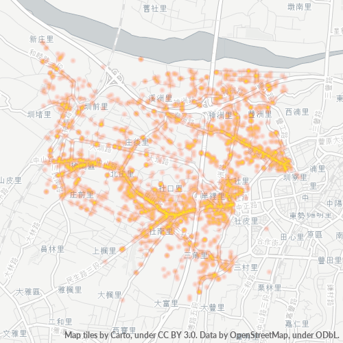429 商業密度熱圖