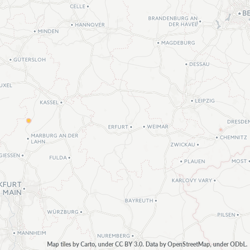 Heatmap für plz 09669