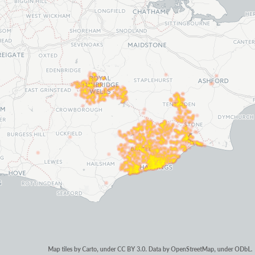 TN3 Business Density Heatmap