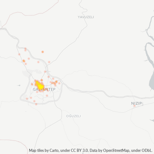 27090 Şirket Yoğunluğu Isı Haritası