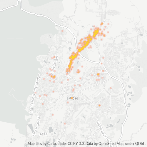 30010 Business Density Heatmap