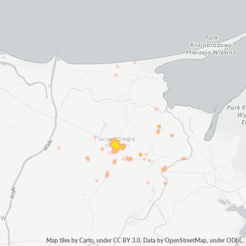 82-100 Mapa intensywności działalności gospodarczej