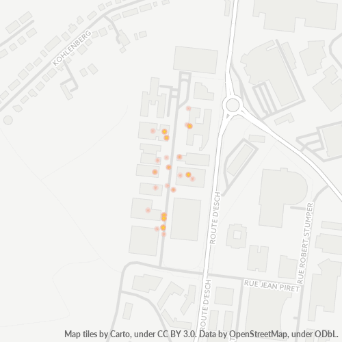 2453 Business Density Heatmap