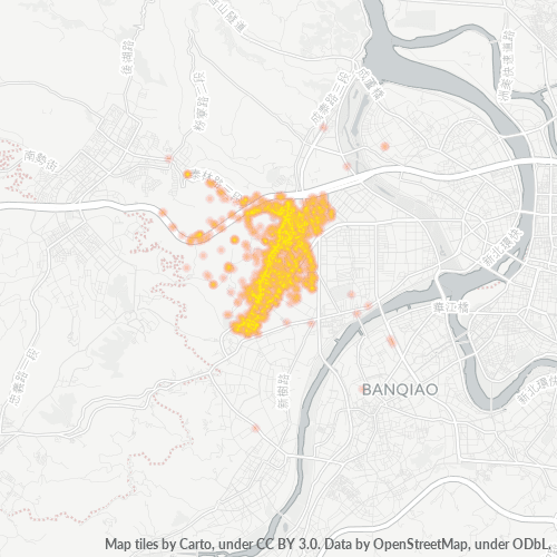 243 商業密度熱圖