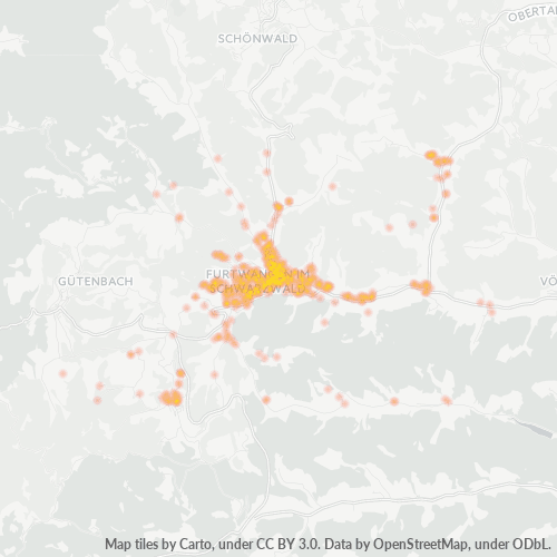 Heatmap für plz 78120