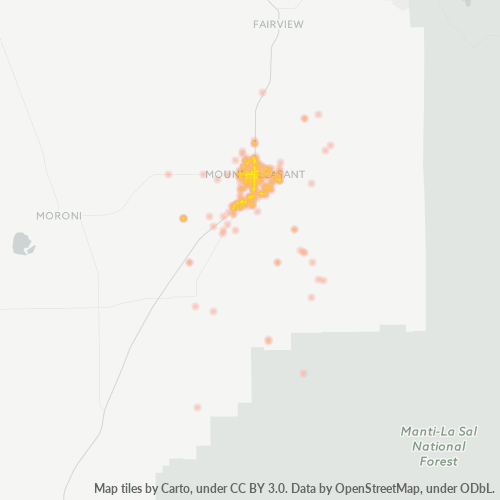 84647 Business Density Heatmap