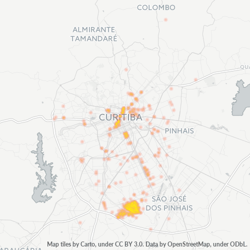 81920-000 Heatmap de Densidade da Empresa