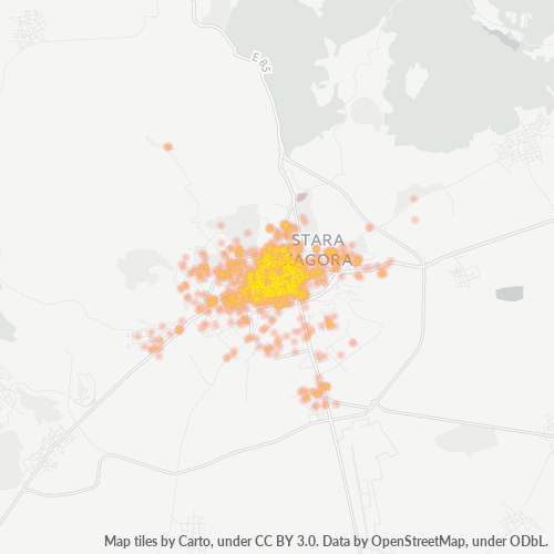 6000 Топлинна карта на бизнеса