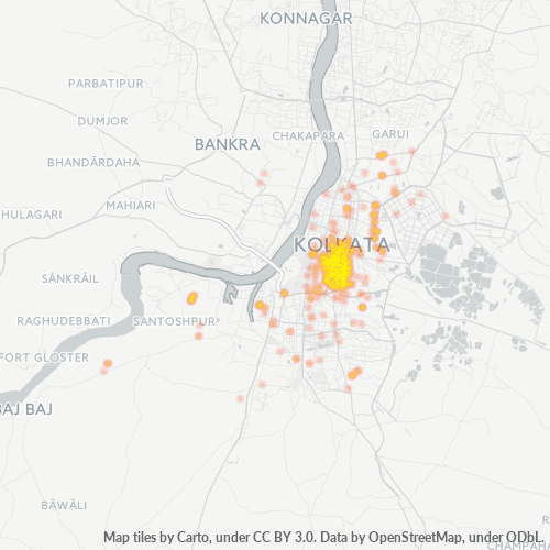 700014 Business Density Heatmap