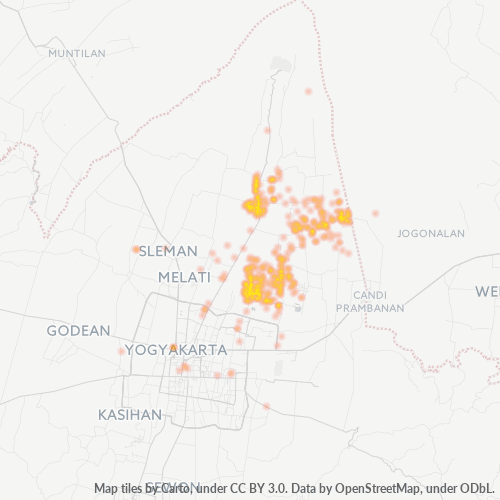 55584 Peta Panas Densitas Bisnis