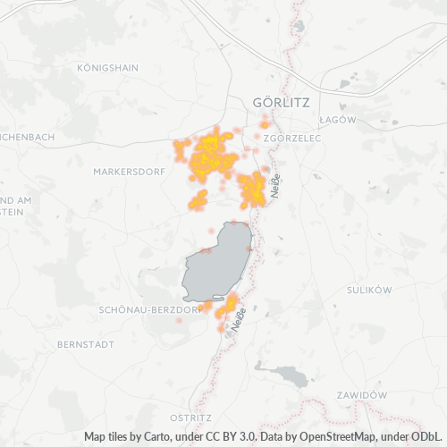 Heatmap für plz 02827