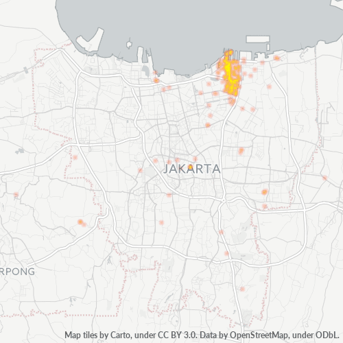 14330 Peta Panas Densitas Bisnis