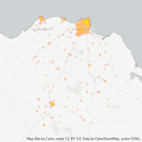 AB43 Business Density Heatmap