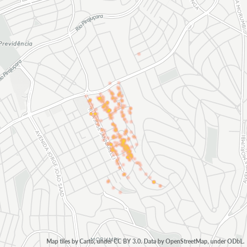 05615-000 Mapa de calor de densidad empresarial