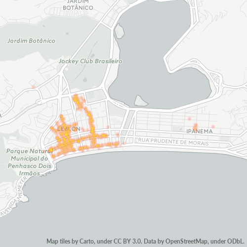 22441-000 Mapa de calor de densidad empresarial