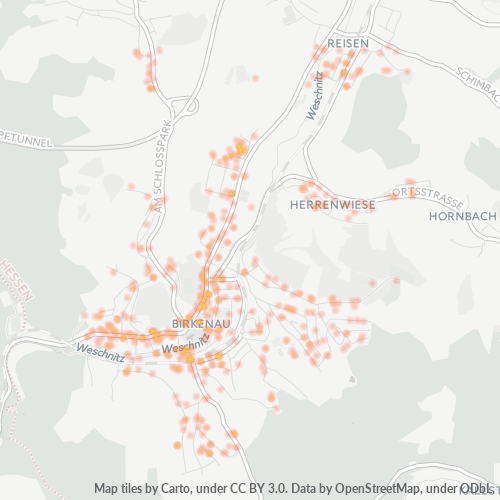 Heatmap für plz 69488