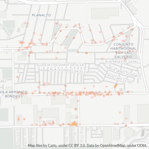 09895-000 Heatmap de Densidade da Empresa
