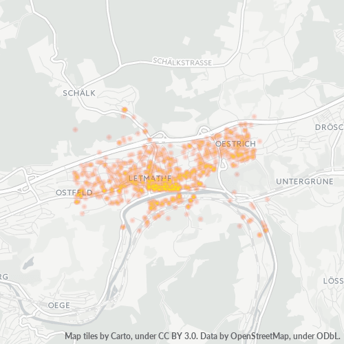 Heatmap für plz 58642