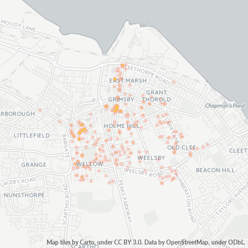 DN32 Business Density Heatmap