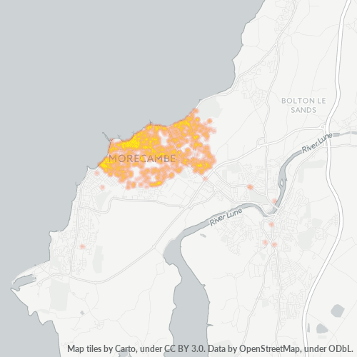 LA4 Business Density Heatmap