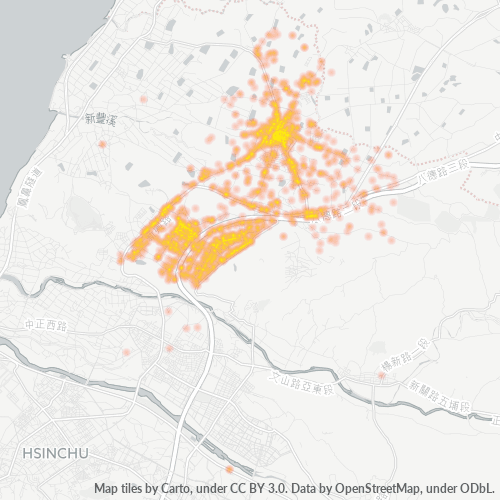 303 商業密度熱圖
