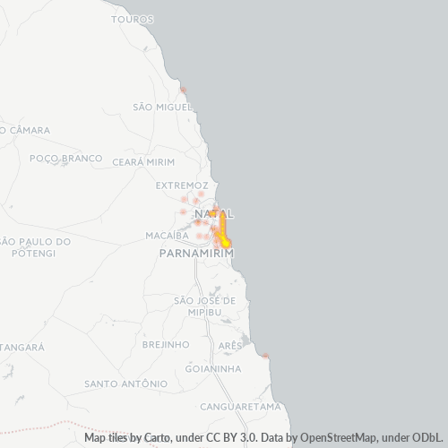 59090-000 Heatmap de Densidade da Empresa