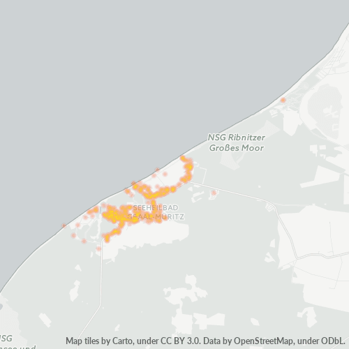 Heatmap für plz 18181