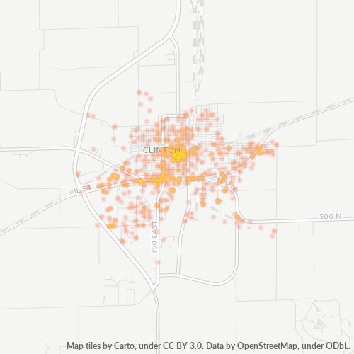 61727 Business Density Heatmap