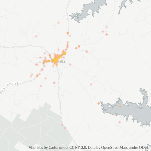 75948 Business Density Heatmap