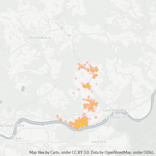 Heatmap für plz 79730