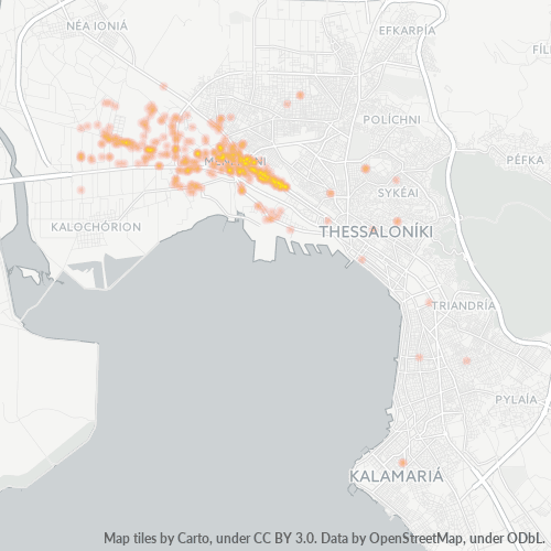 546 28 Χάρτης θερμότητας πυκνότητας επιχείρησης
