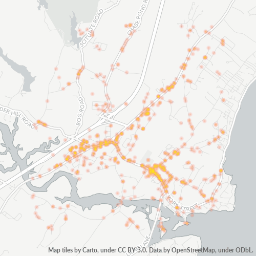 03909 Business Density Heatmap
