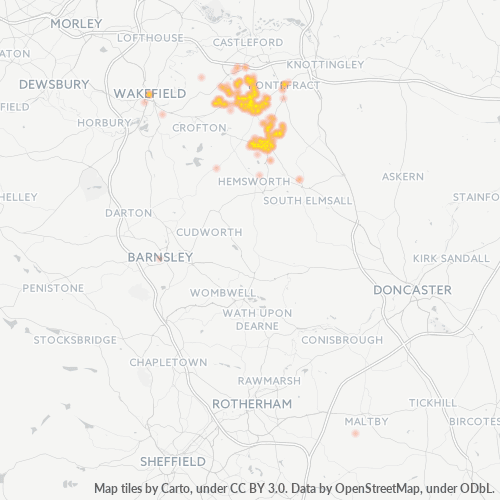 WF7 Business Density Heatmap