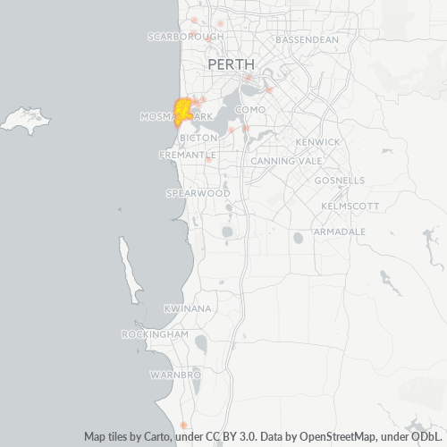 6011 Business Density Heatmap