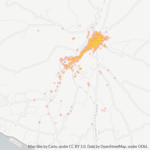 Mappa di calore per cap 97018